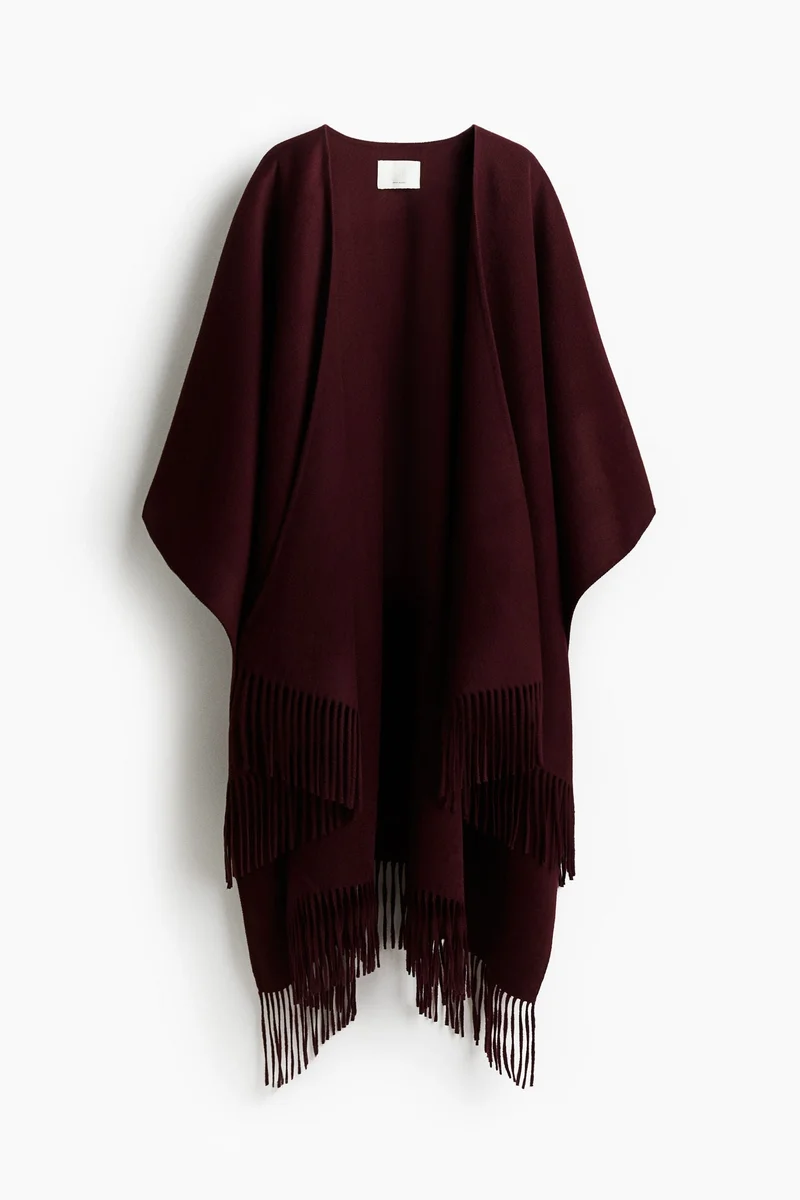 H&M Handmade wool-blend cape